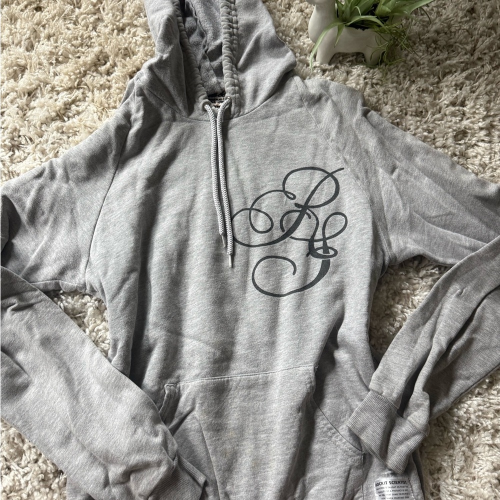 Gray Rockit Scientist California streetwear American apparel Hoodie